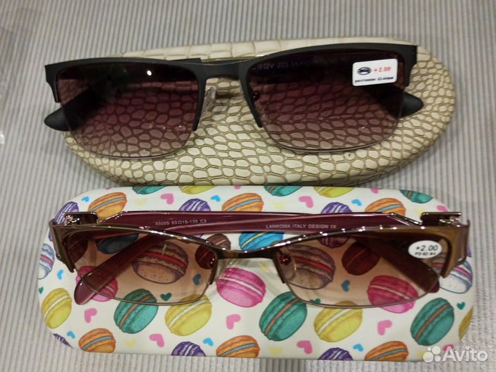 Очки с диоптриями + и