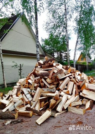 Дрова колотые Ольха