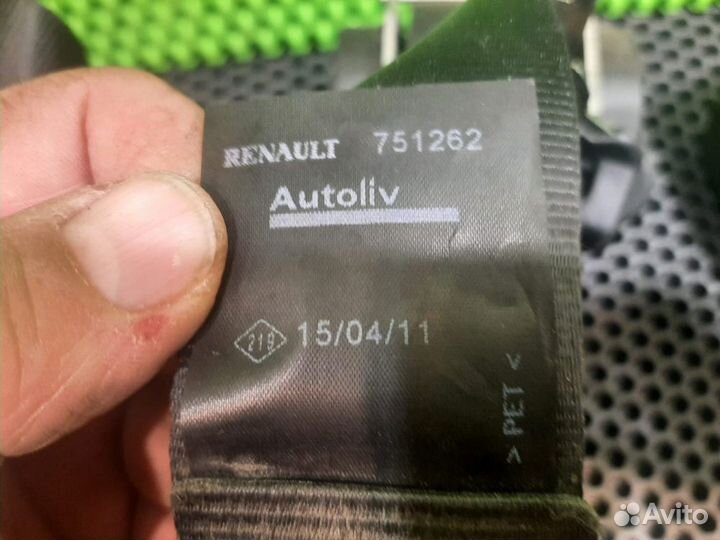 Ремень безопасности задний Renault Logan