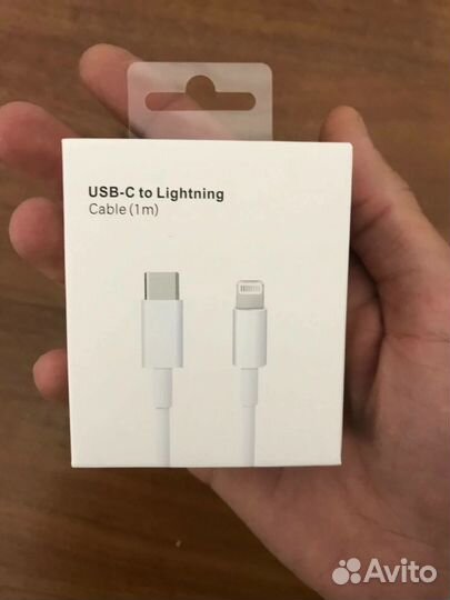 Кабель apple lightning - type c
