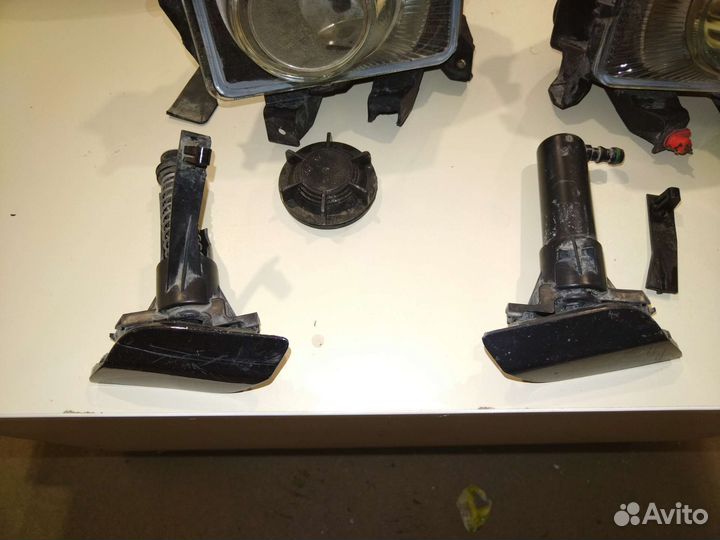 Птф, омыватели фар, реснички на opel astra h