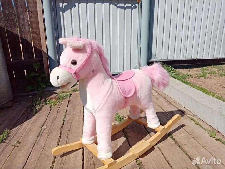 Детская лошадка качалка