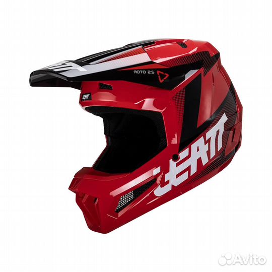 Мотошлем Leatt Moto 2.5 Helmet (Red, XL, 2024 (10