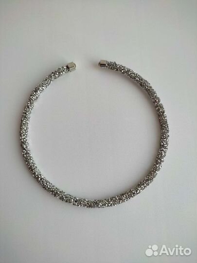 Серебряное ожерелье (чокер) на шею женский