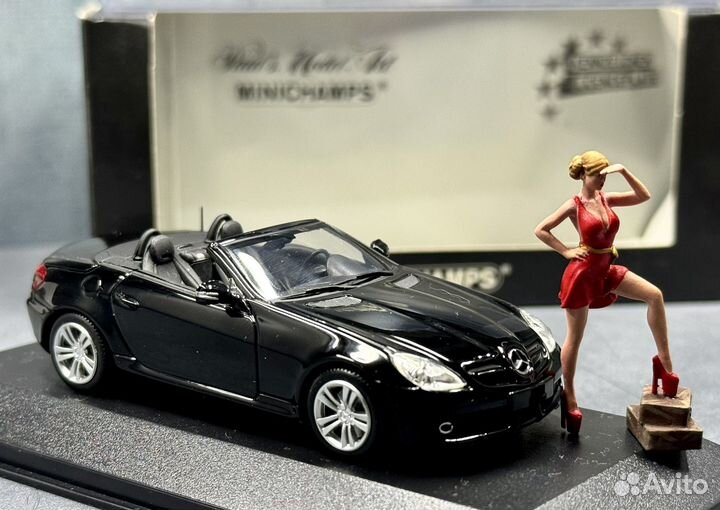 Модель Mercedes-Benz SLK 2008 Minichamps 1:43