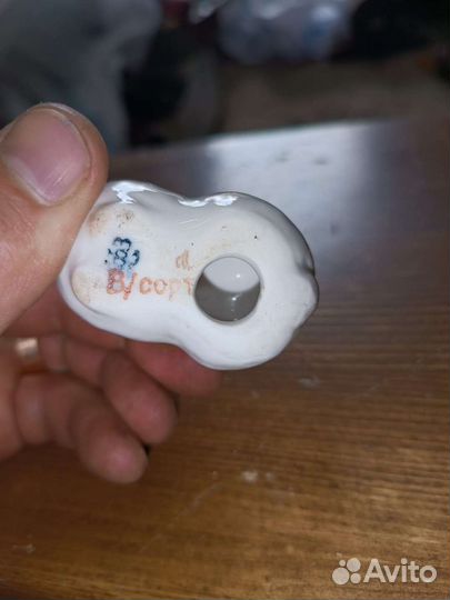 Фарфоровая статуэтка зайка лфз
