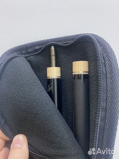 Мягкий чехол для бильярдного кия классик черный