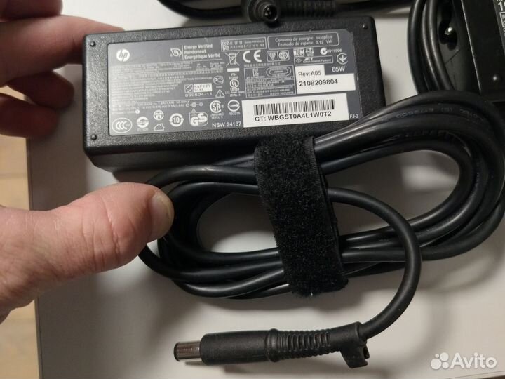 Блоки питания для ноутбуков оригинальные HP