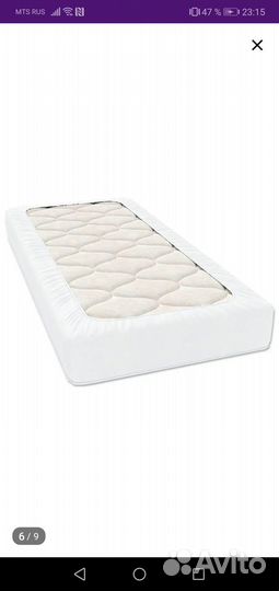 Простынь на резинке 120 60