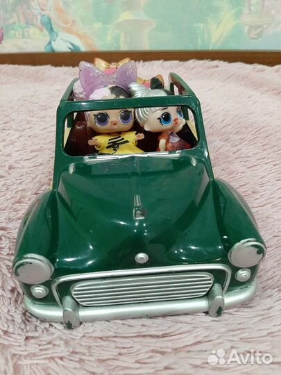 Sylvanian families сильвания машина и куклы lol