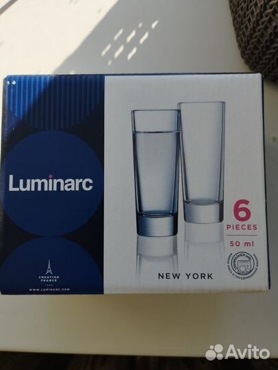 Набор стопок «Нью-Йорк», 50 мл, 6 шт