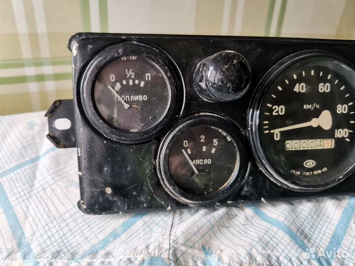 Приборная панель на газ новая