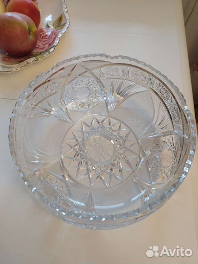 Ваза хрустальная большая СССР