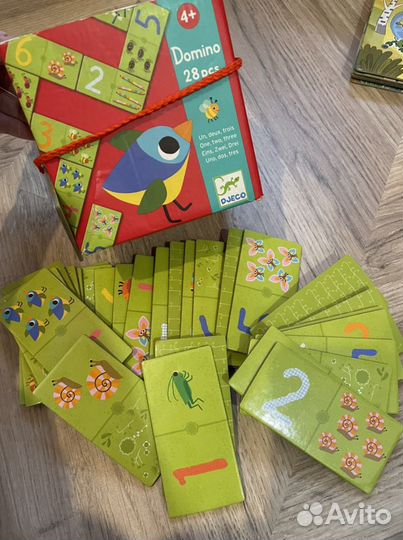 Развивающая игра Домино для детей DJeco