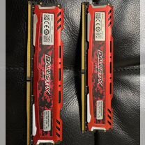 Crucial Ballistix Sport DDR4 2x 16 Гб Micron E-die