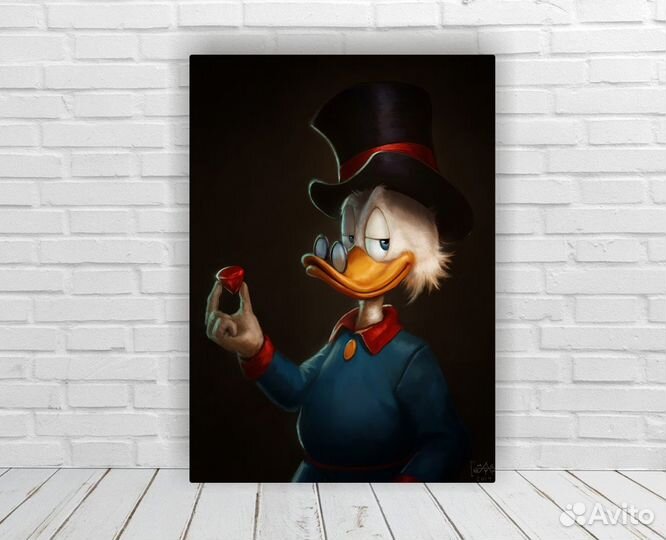 Картины Скрудж Макдак. Денежные картины