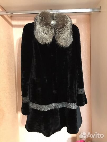 Шуба женская мутон