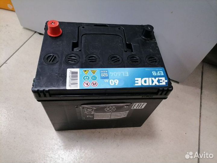 Батарея аккумуляторная 60Ач 520А 12В обратная поля