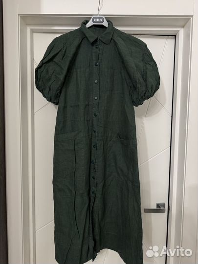 Платье льняное 44