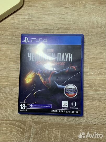 Игра на ps4 человек паук майлз моралес