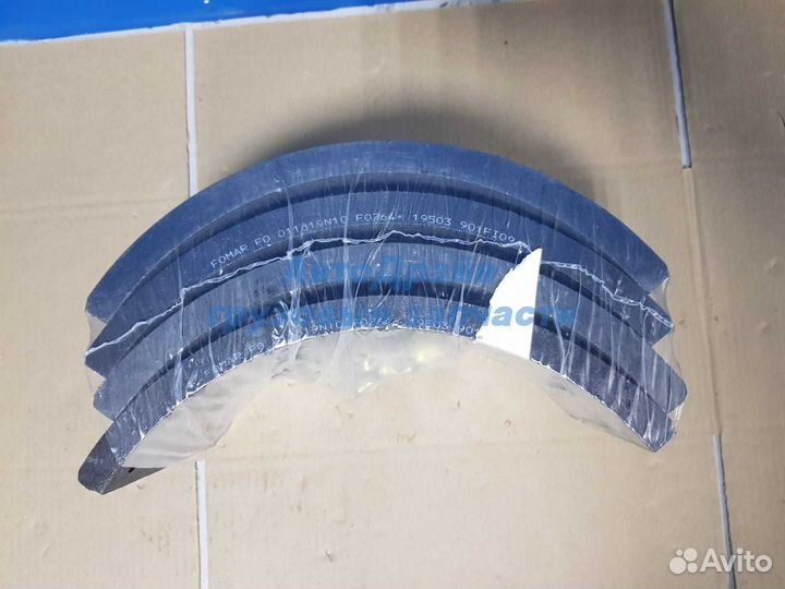 Накладки тормозные 19503 std 1-й ремонт с заклёпками