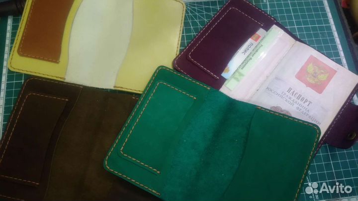 Обложки на паспорт из натуральной кожи