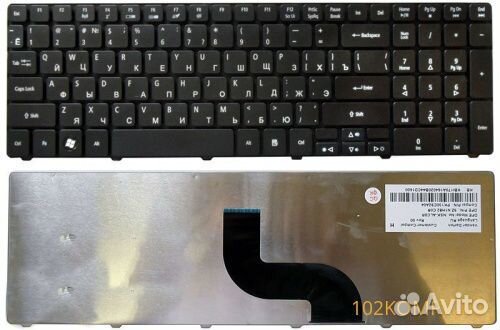 Клавиатура для ноутбука Acer 5810T, 5410T, 5820TG