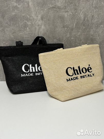 Сумка женская chloe соломенная люкс рафия