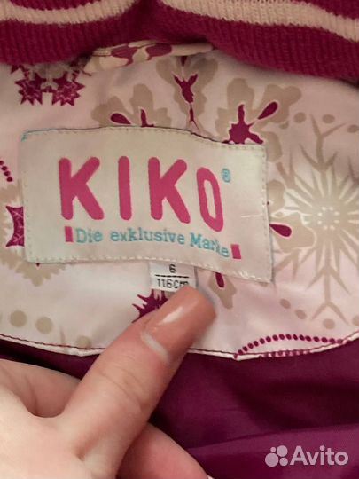 Зимний костюм для девочки 128 Kiko