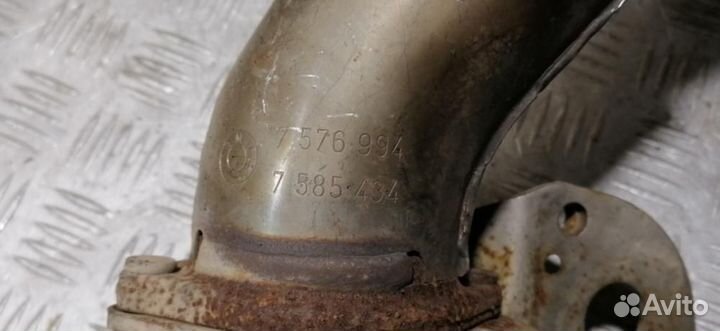 Труба глушителя приемная Bmw X6 e71 2008-2014