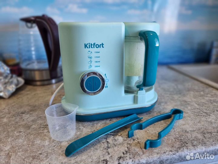 Блендер пароварка kitfort