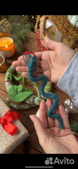 Вязаные игрушки ручной работы