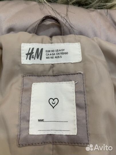 Пуховик H&M 110