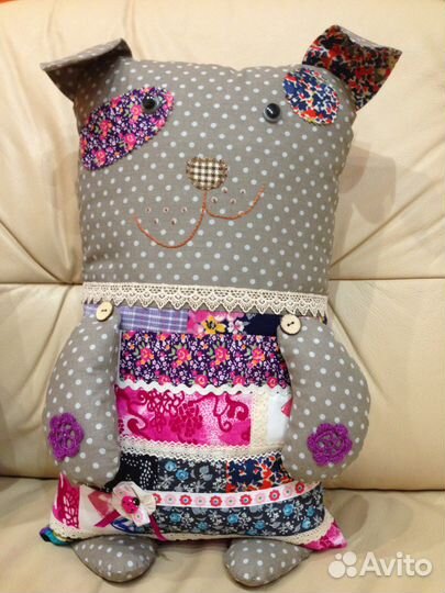 Подушка-игрушка Собачка и Котик