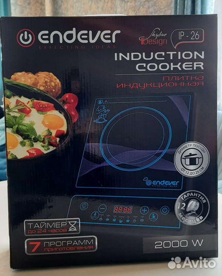 Индукционная плитка новая