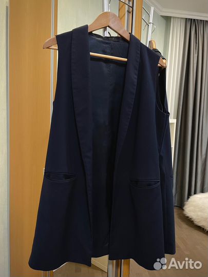 Жилетка школьная синяя