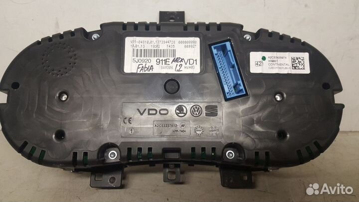 Панель приборов Шкода Фабия 2013