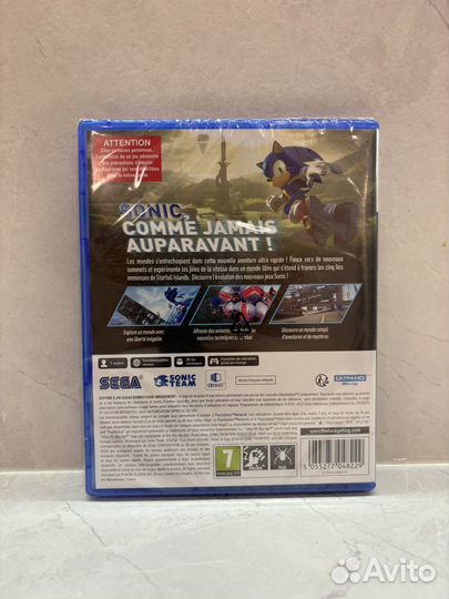 Диск Sonic Frontiers игра PS5