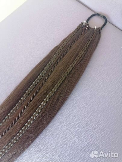 Афрохвосты на резинке