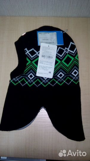 Шапка-шлем зимняя