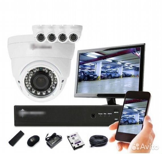 Готовый комплект видеонаблюдения HiWatch
