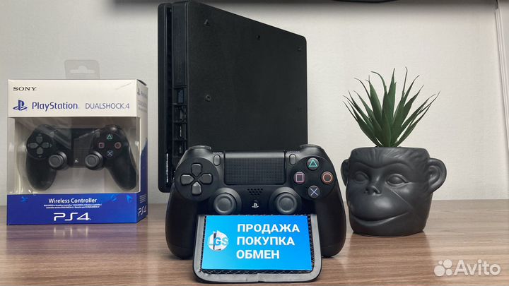 Sony playstation 4 slim 1tb с играми