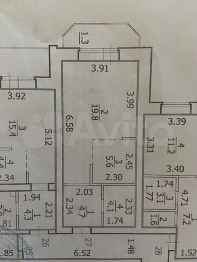 Квартира-студия, 34,2 м², 5/9 эт.
