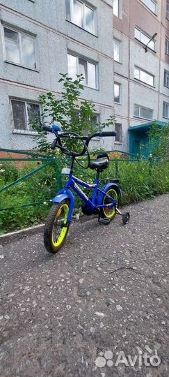Детский велосипед,диаметр 14