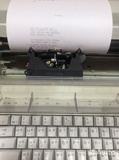 Пишущая машинка brother ax-410