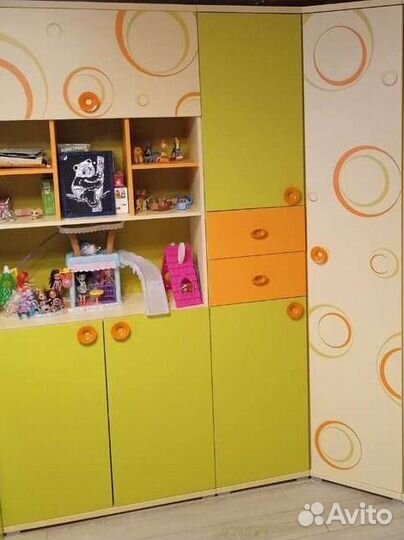 Детская мебель Фруттис (кровать+3 шкафа+матрас)