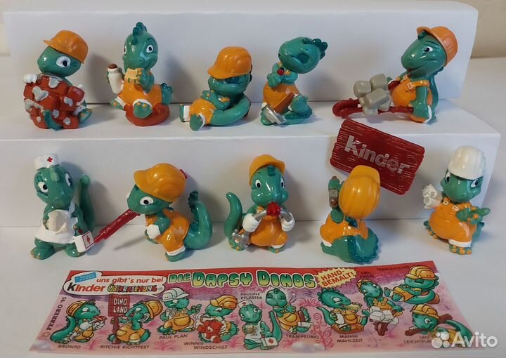 Динозавры строители киндер