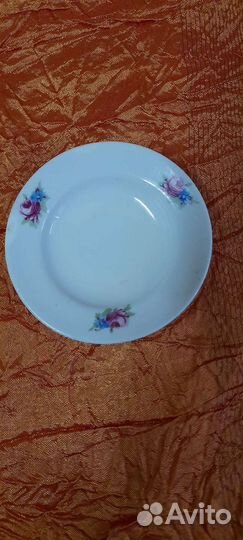 Сахарница,Блюдце Пролетарий, Дулево,Розетка Винтаж