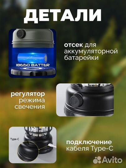 Кемпинговый фонарь