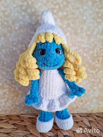 Плюшевая кукла гном